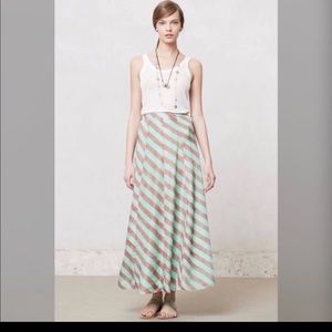 Silk maxi skirt